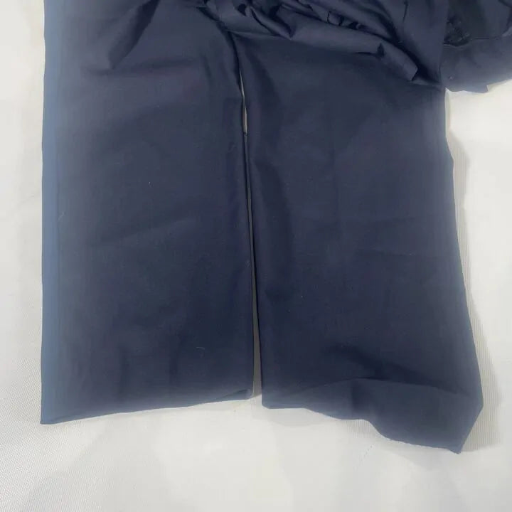 Hobbs London - Navy Hollie Wool Blend Trousers Size: Uk 12