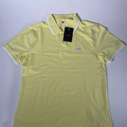Levi'S-A4842-0027-S-Yellow Housemark Cotton Blend Polo Shirt Size: Small