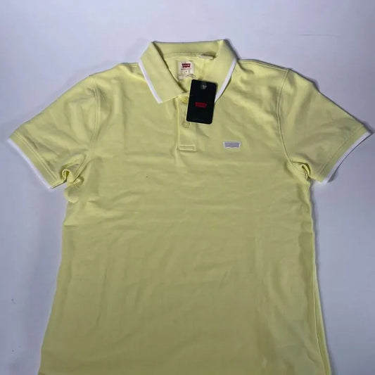 Levi'S-A4842-0027-S-Yellow Housemark Cotton Blend Polo Shirt Size: Small