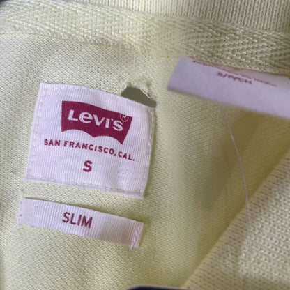 Levi'S-A4842-0027-S-Yellow Housemark Cotton Blend Polo Shirt Size: Small