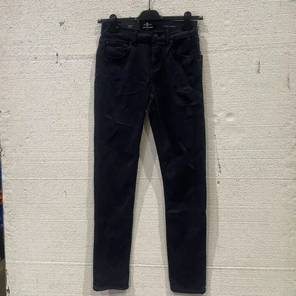 7 For All Mankind-Smxv600-28-Dark Blue Slimmy Tapered Stretch Jeans Size: 28