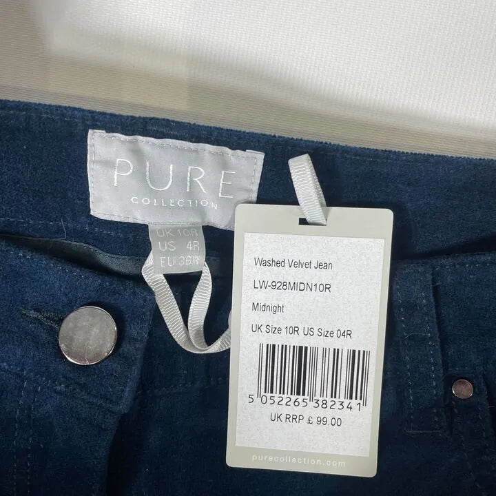 Pre Collection- Washed Velvet Jean Size: Uk 10R