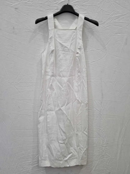 Theory Racerback Dress In Good Linen Size: Uk 6