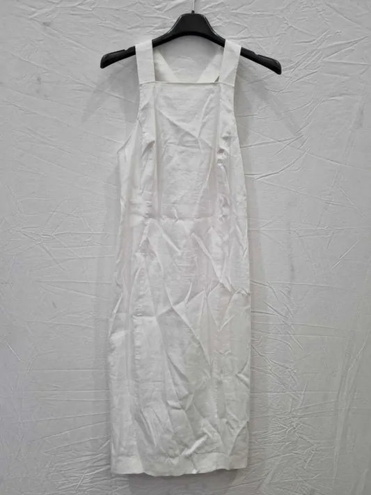 Theory Racerback Dress In Good Linen Size: Uk 6