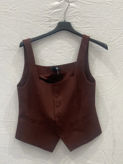Brown Irene Top Size: 12