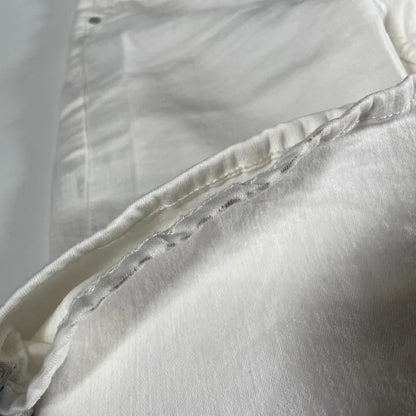 Mango - White Mid-Rise Flared Jeans Size: UK 6/EU 34