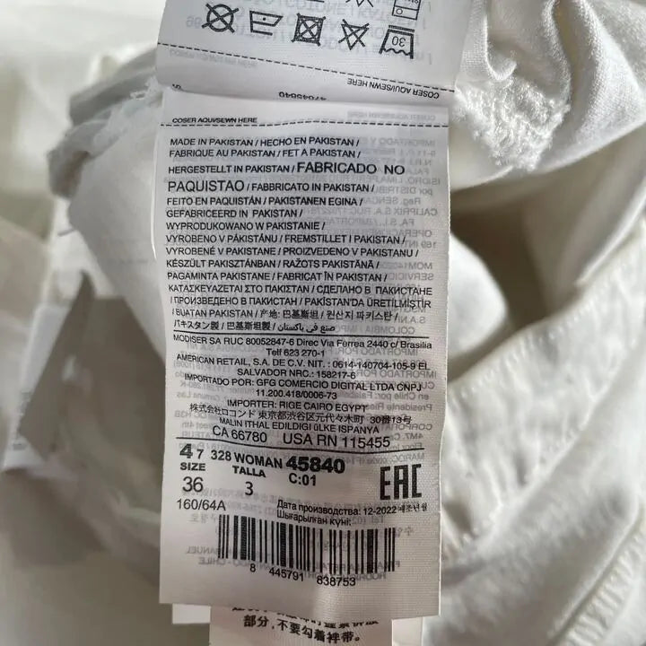 Mango-57000359-01-8-White-White Mid-Rise Flared Jeans Size: UK 8/EU 36