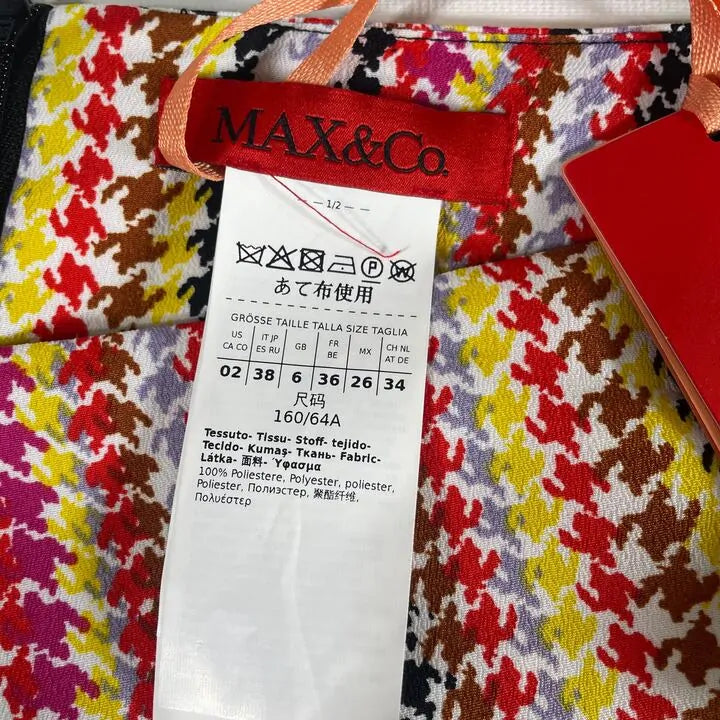 Max&Co. - 71041423- Printed Velcro Skirt Size: Uk 6/Eu 38