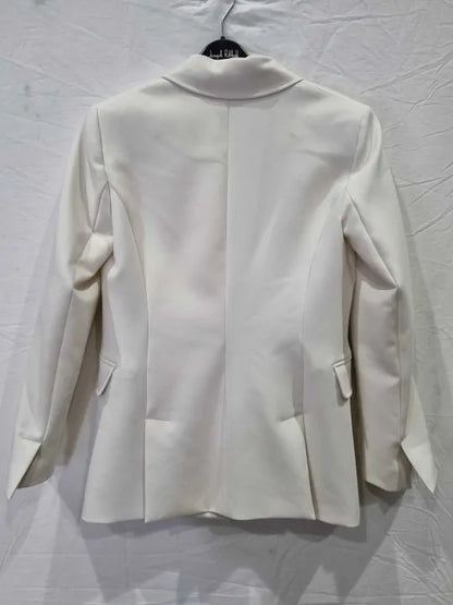 Max & Co. Double Canvas Blazer Size: Uk 4