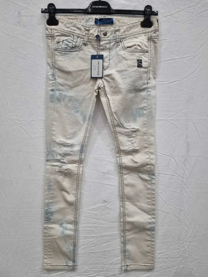Core Spirit Ivory Denim Jeans Size: 29