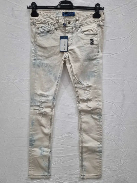 Core Spirit Ivory Denim Jeans Size: 29