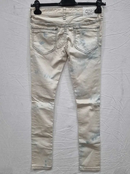 Core Spirit Ivory Denim Jeans Size: 29