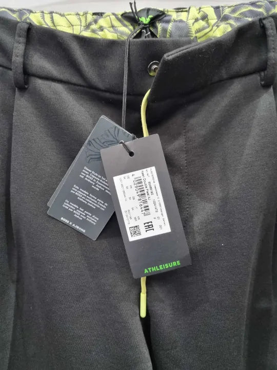 Boss Black Keen Double Pleat Trousers Size: 54