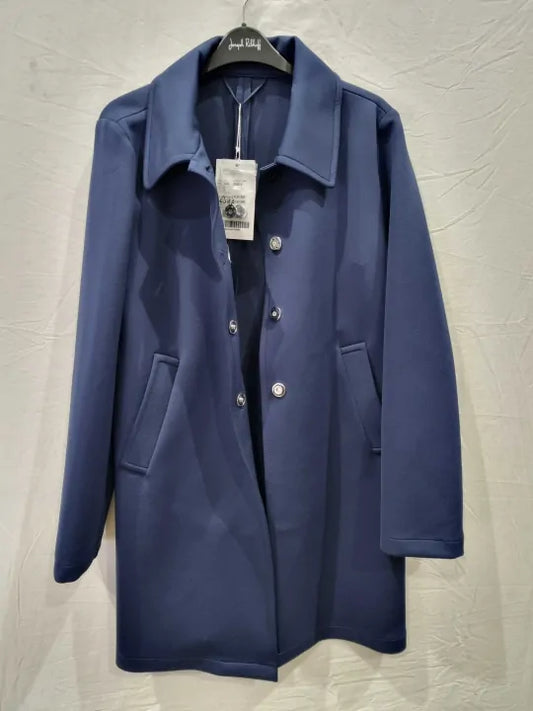 Emme Marella Coat Acaglia A Woman Blue Size: Large