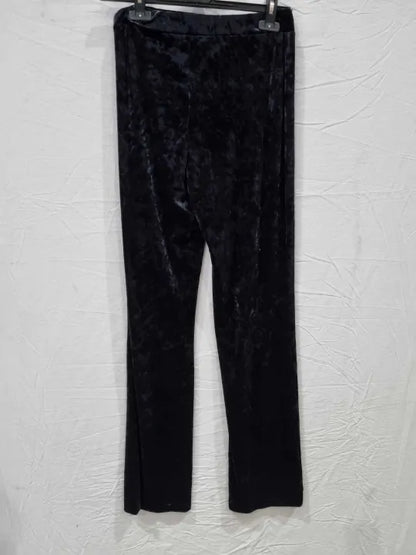 Mango Straight Velvet Trousers Size: Small