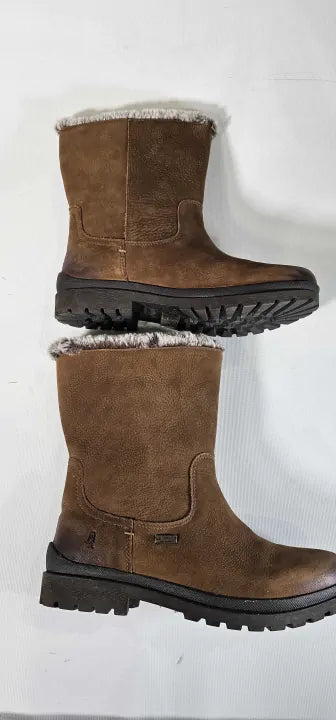 Womens Camel Alice Heeled Ankle Boots Size: Uk 6