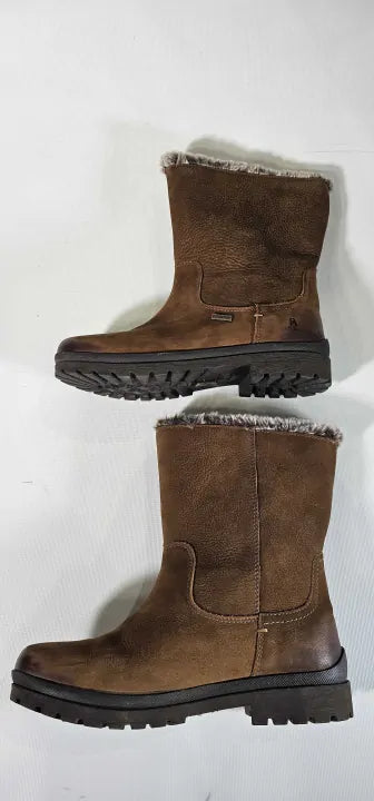Womens Camel Alice Heeled Ankle Boots Size: Uk 6