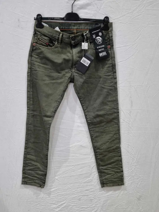 Diesel Washed Grey D-Struk T Slim Stretch Jeans Size: 31