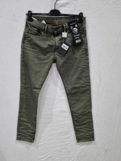 Diesel Washed Grey D-Struk T Slim Stretch Jeans Size: 31