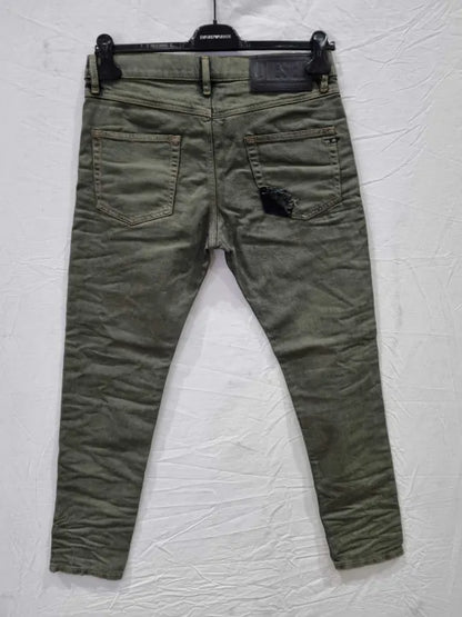Diesel Washed Grey D-Struk T Slim Stretch Jeans Size: 31