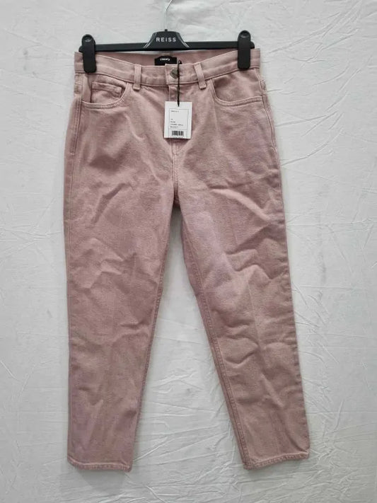 Theory Treeca Cropped High-Rise Slim-Leg Jeans Size: 28