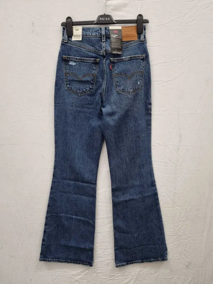 Levis 70S High Flare Womens Jeans Bootcut Leg Blue Denim  Size: 26X32