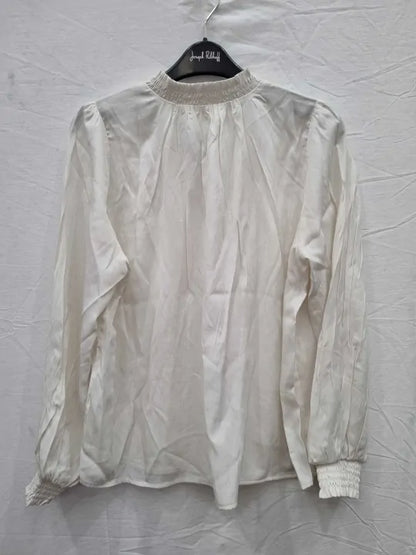 Inwear Cream Huxiei Blouse Size: 36