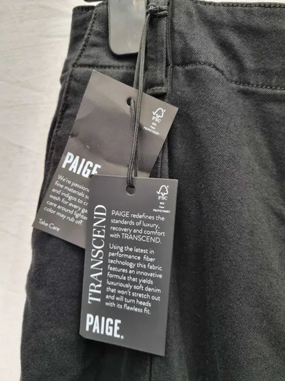 Paige Black Brooklyn Wide Jean Size: 29