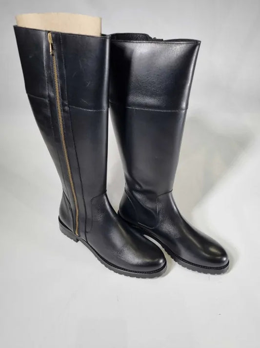 Oliver Sweeney - Women'S Black Meribel Leather Long Boots - Black Size: Uk 6