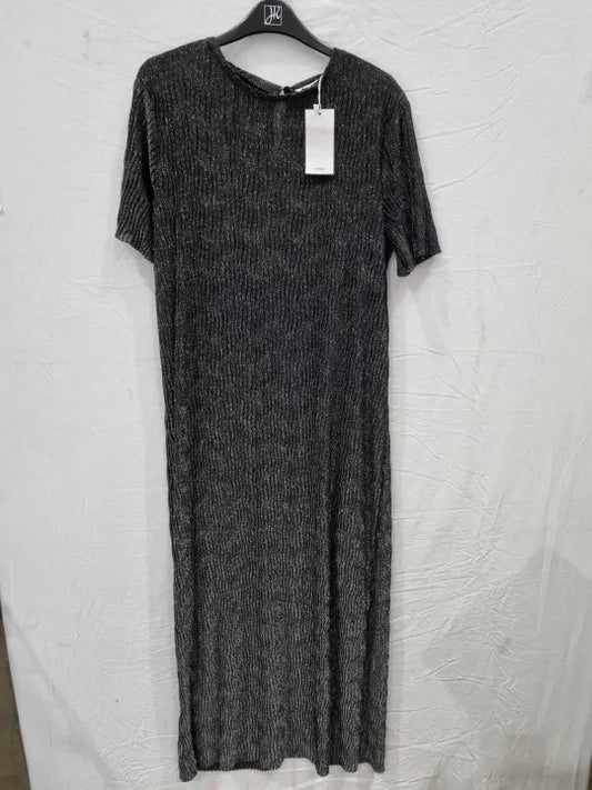 Mango Long Lurex Dress Size: Large