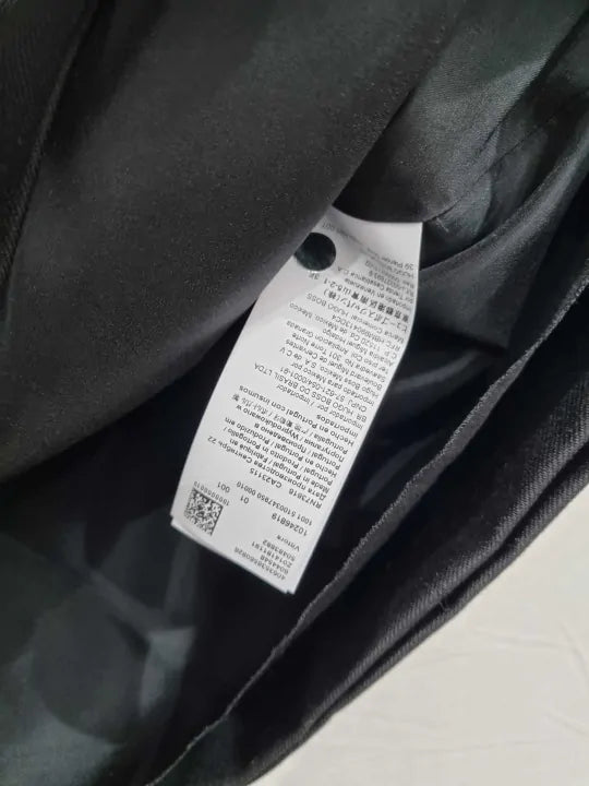Boss - Black Vittora Wool Mini Skirt Size: Uk 10