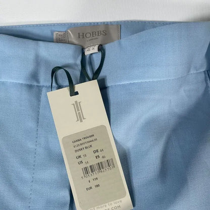 Hobbs London - Blue Cassia Bootleg Tailored Cassia Trouser Size: UK 18