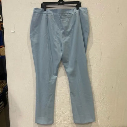 Hobbs London - Blue Cassia Bootleg Tailored Cassia Trouser Size: UK 18