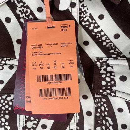 Max&Co. - Brown/White Mopti Pattern Jacket Size: Uk 12