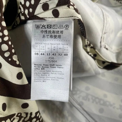 Max&Co. - Brown/White Mopti Pattern Jacket Size: Uk 12