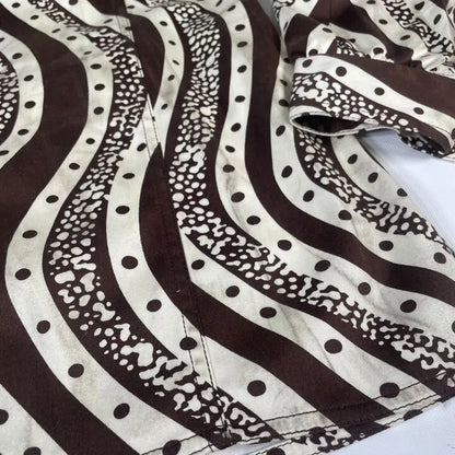 Max&Co. - Brown/White Mopti Pattern Jacket Size: Uk 12