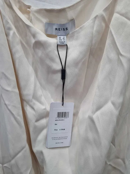 Reiss - Ivory Aurelia Open Back Jumpsuit  Size: Uk 8