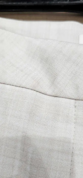 Neutral Hale Wide Leg Trousers Size: Uk 14
