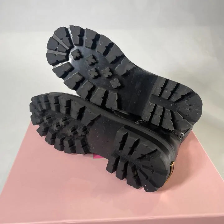 Kate Spade - Black Marritt Lug Ankle Boot Size: Uk 4.5/Eu 37