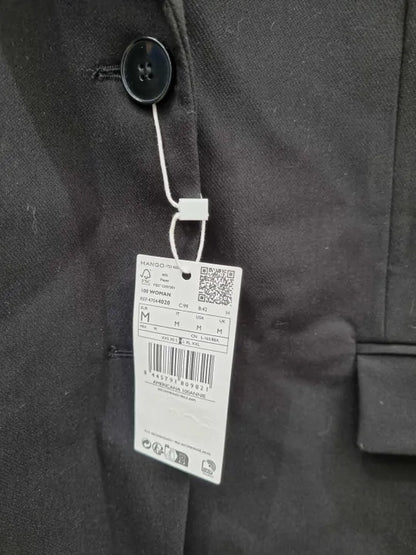 Mango Peak Lapel Suit Blazer Size: Medium
