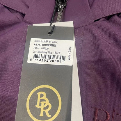 Br -Three Quarter Coat Bodil Ladies-S- Purple Size: Small