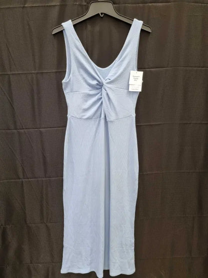 & Other Stories - Cornflower Front Twist Midi Dress Size: Medium