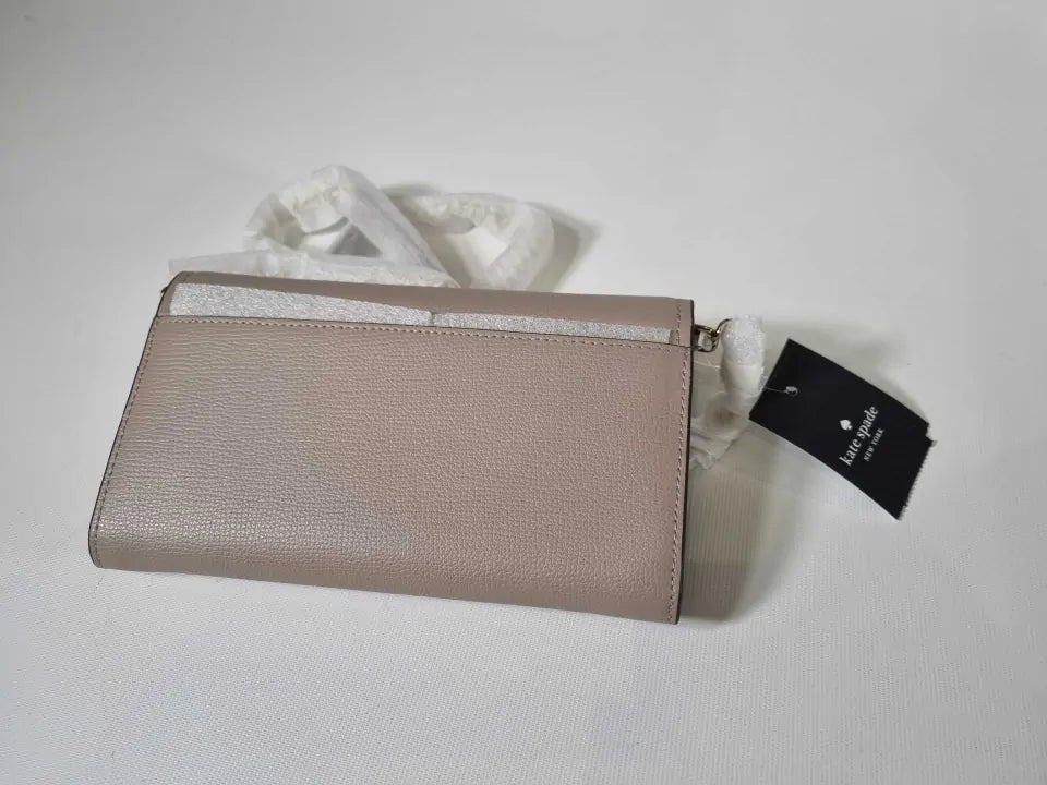 Kate Spade - Darcy Refined Grain Leather Chain Wallet Crossbody Size: One Size