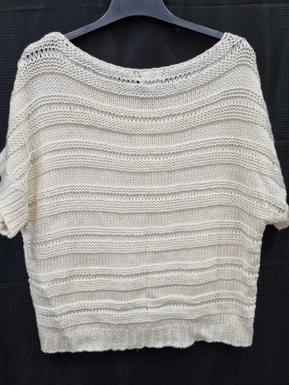 Joe Browns Summer Knit White Top Size: UK 12  deal !!