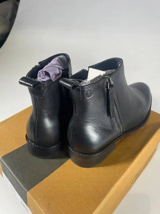 Frank James- Newbury Ladies Black Zip Up Boots Size: Uk 4