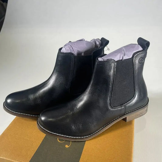 Frank James- Aintree Women'S Leather Nubuck Pull On Chelsea Boots Size: Uk 4