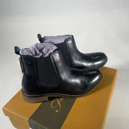 Frank James- Aintree Women'S Leather Nubuck Pull On Chelsea Boots Size: Uk 4