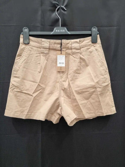 Hush Beige Daisy Stretch Cotton Shorts Size: Uk 8  deal !!