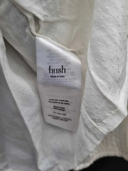 Hush Ecru Julia Broderie Blouse Size: Uk 8
