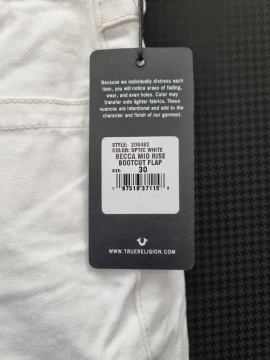 True Religion Becca Bootcut Size: 30